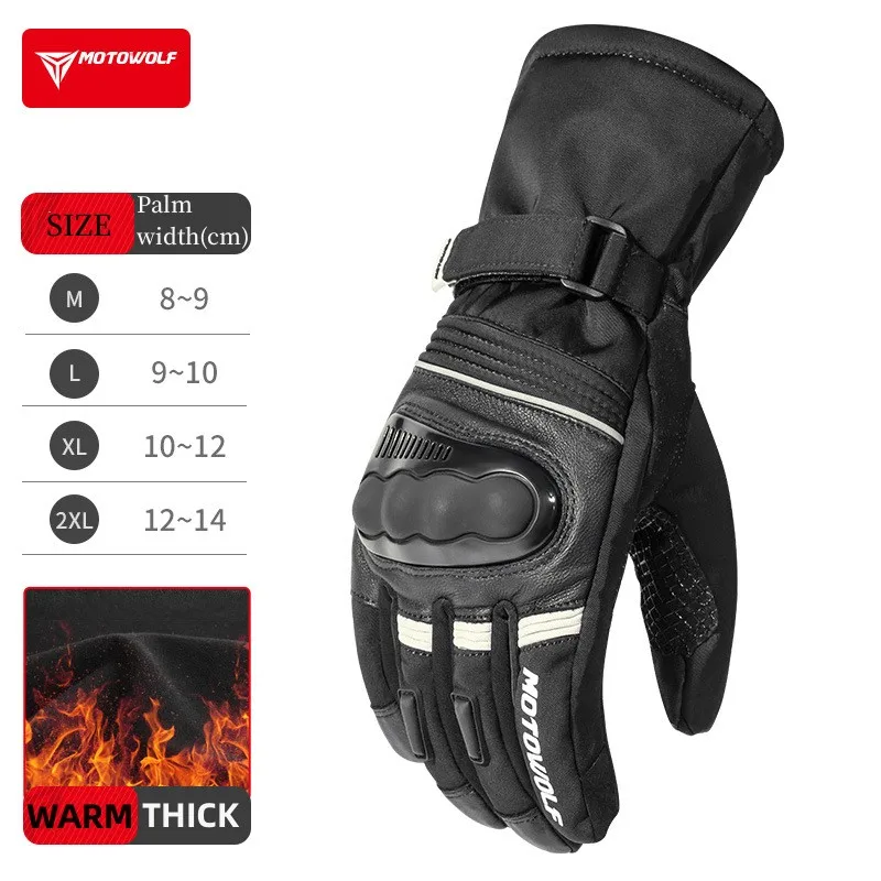 Motowolf Winter Motorcycle Glo - đánh giá và giá Ski Glove Waterproof
