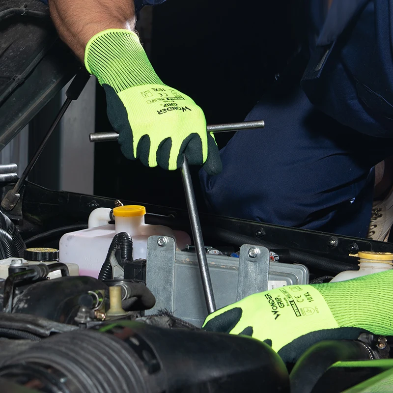 Wonder Grip Construction Glove - đánh giá và giá Nitrile Mechanic Glove