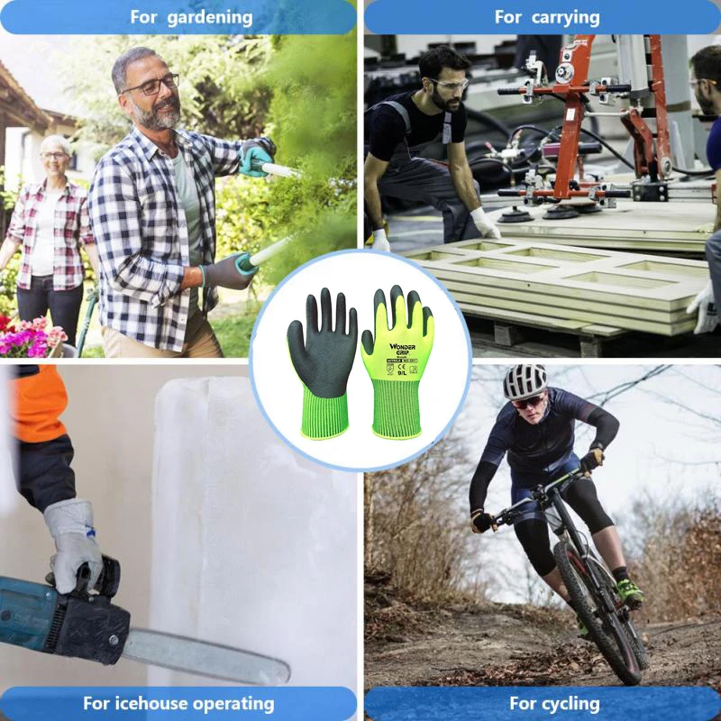 Wonder Grip Construction Glove - đánh giá và giá Nitrile Mechanic Glove