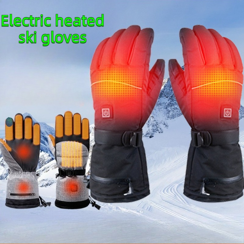 Waterproof Electric Heated Ski - đánh giá và giá Ski Glove Waterproof