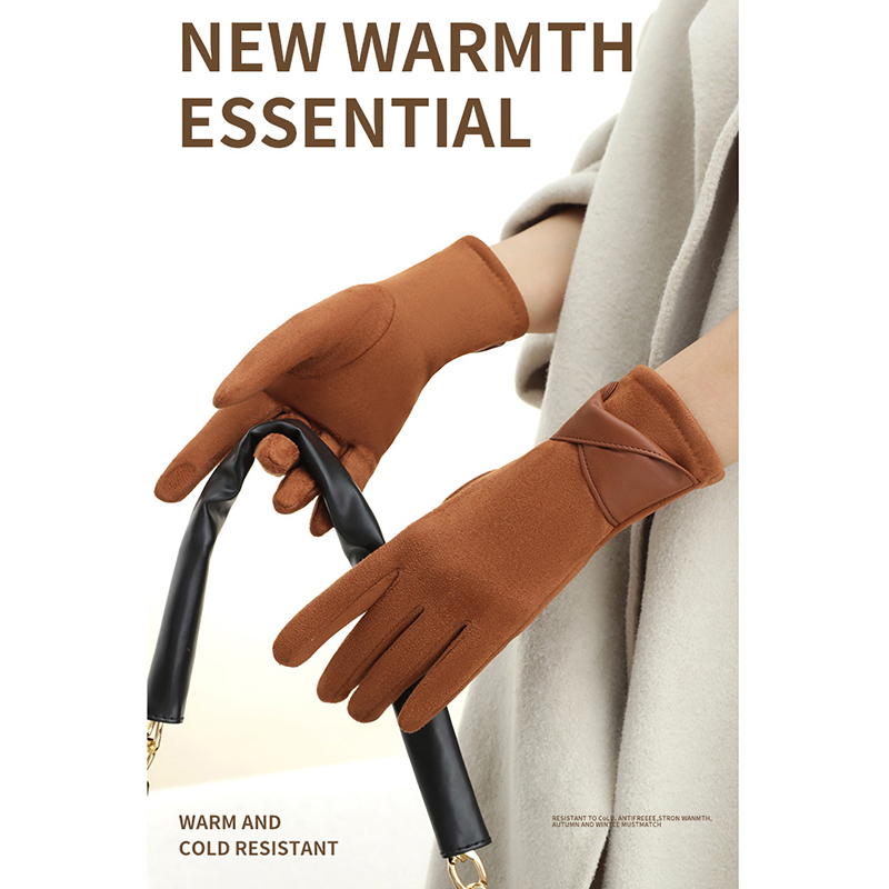 1 Pair Suede Gloves For Women  - đánh giá và giá Leather Driving Glove