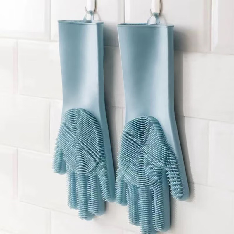 Silicone dishwashing gloves, m - đánh giá và giá Dish Glove Rubber