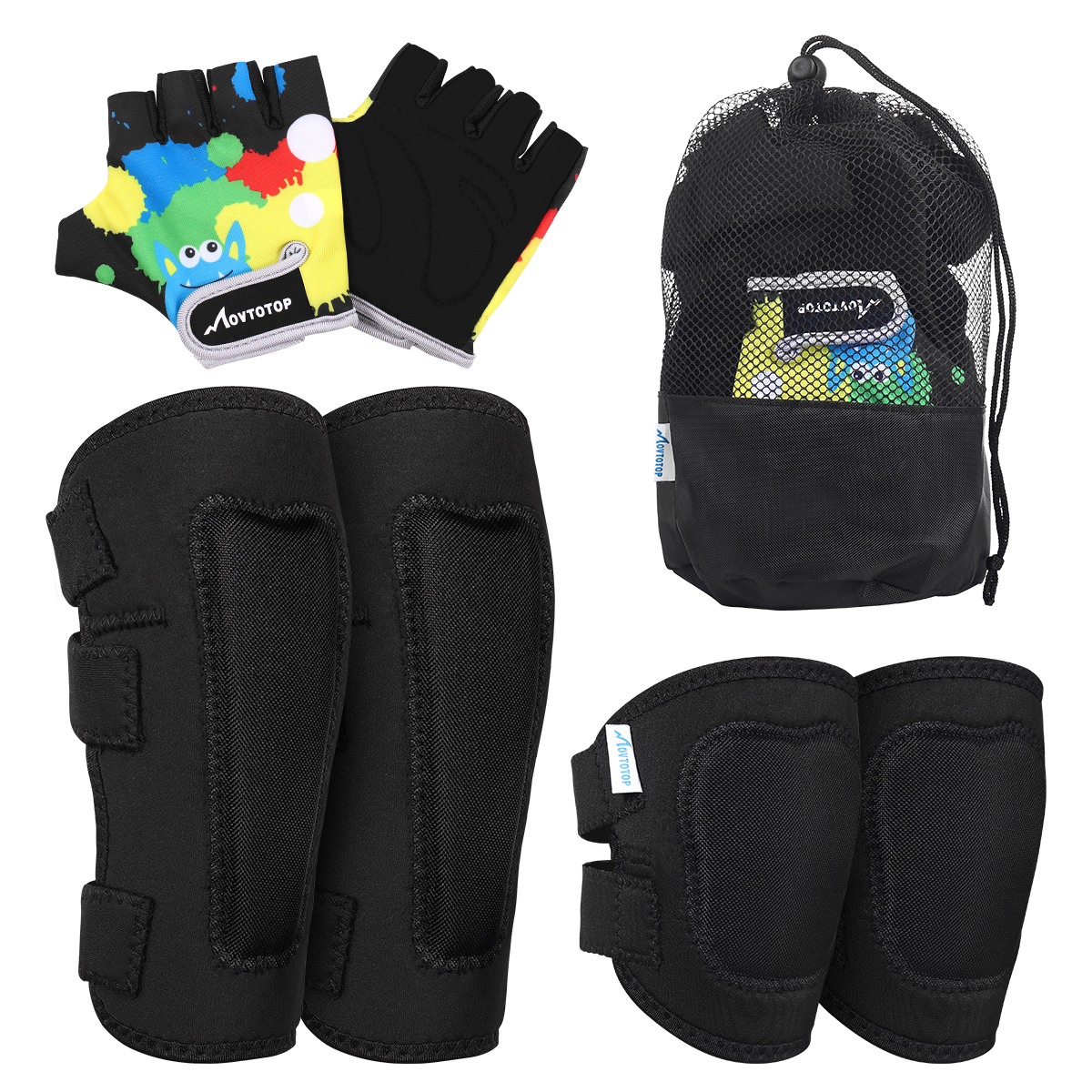 MOVTOTOP Protective Gear Set K - đánh giá và giá Cycling Glove Padded