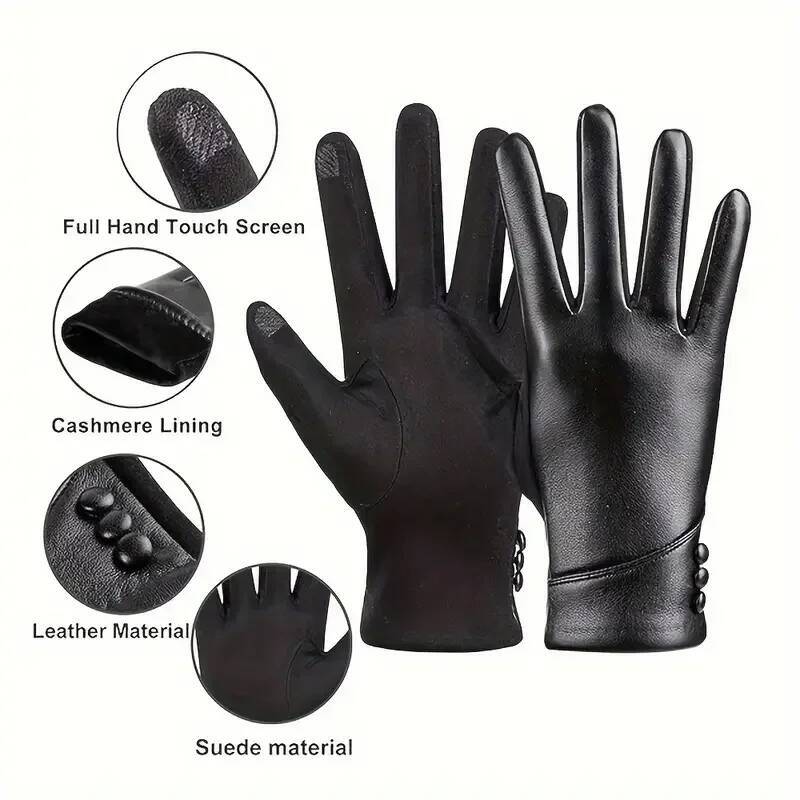 Women Gloves Touch Screen Wool - đánh giá và giá Wool Glove Lined