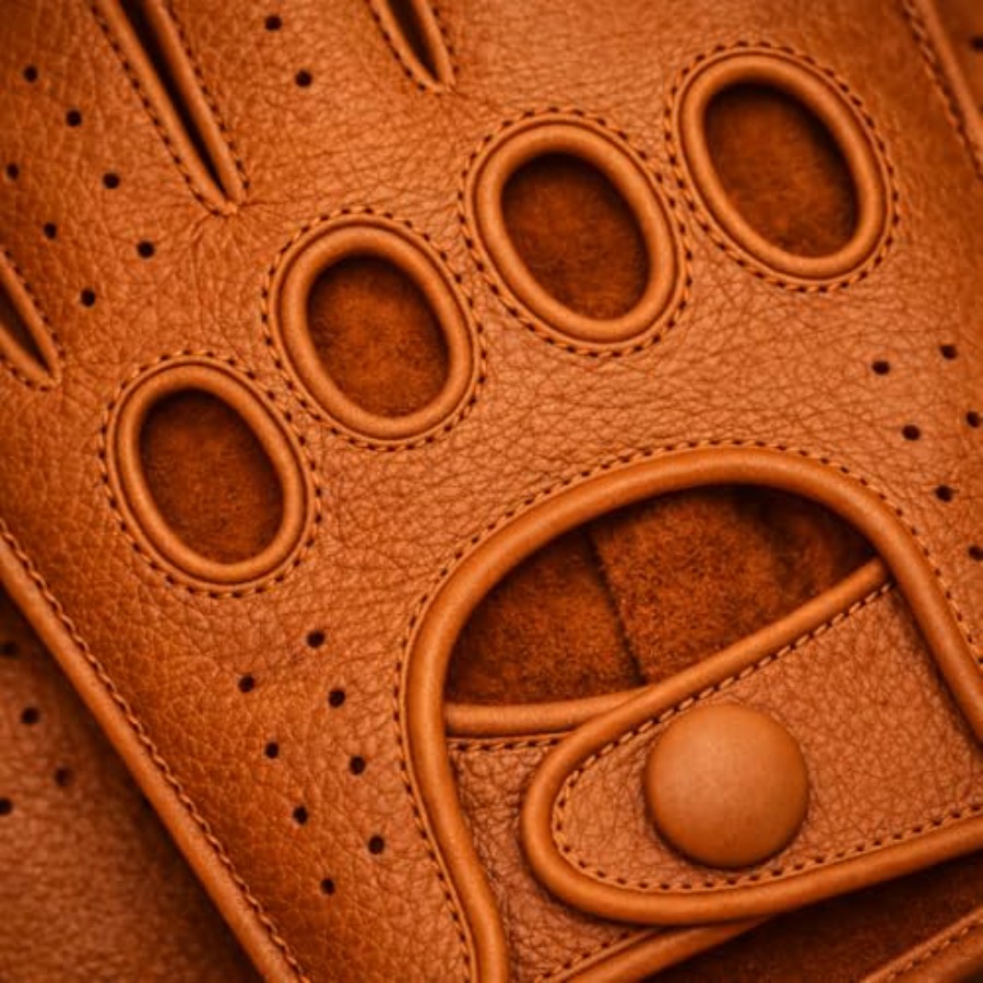 Mens fingerless leather drivin - đánh giá và giá Leather Driving Glove