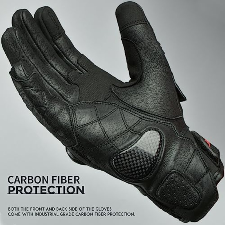 Leather Motorcycle Gloves for  - đánh giá và giá Motorcycle Glove Knuckle