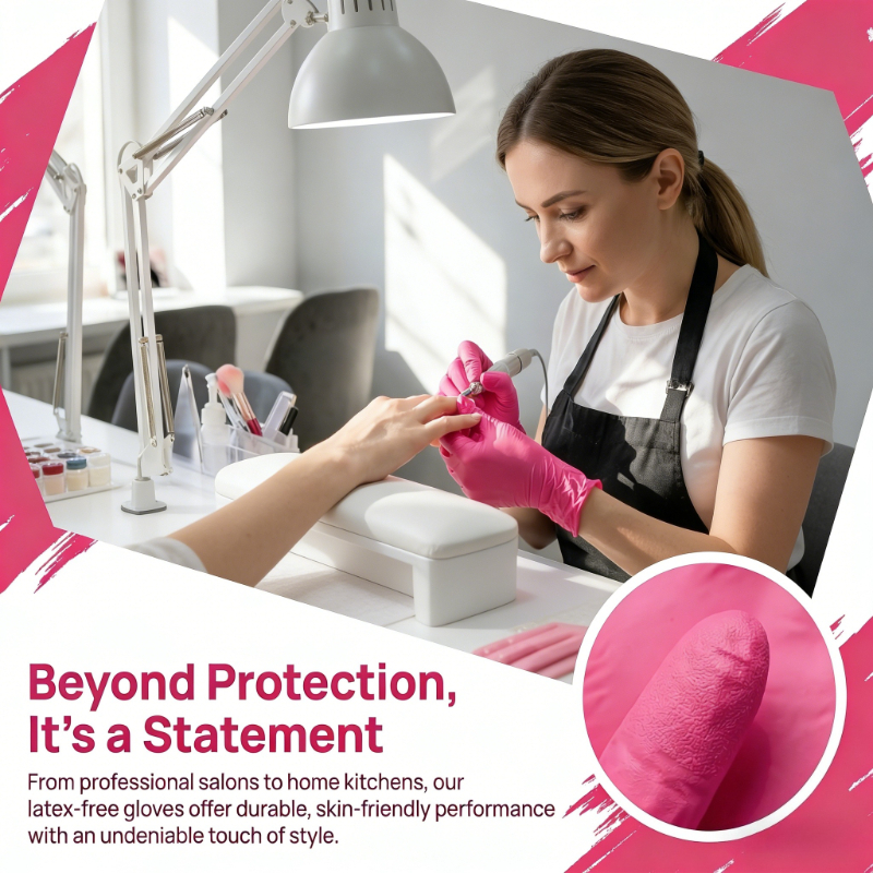 10-100PCS Pink Nitrile Disposa - đánh giá và giá Nitrile Mechanic Glove