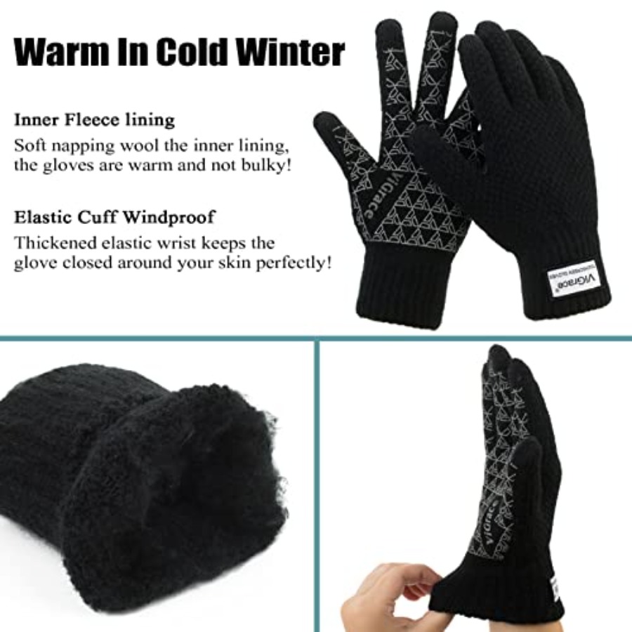 Winter Warm Touchscreen Gloves - đánh giá và giá Wool Glove Lined