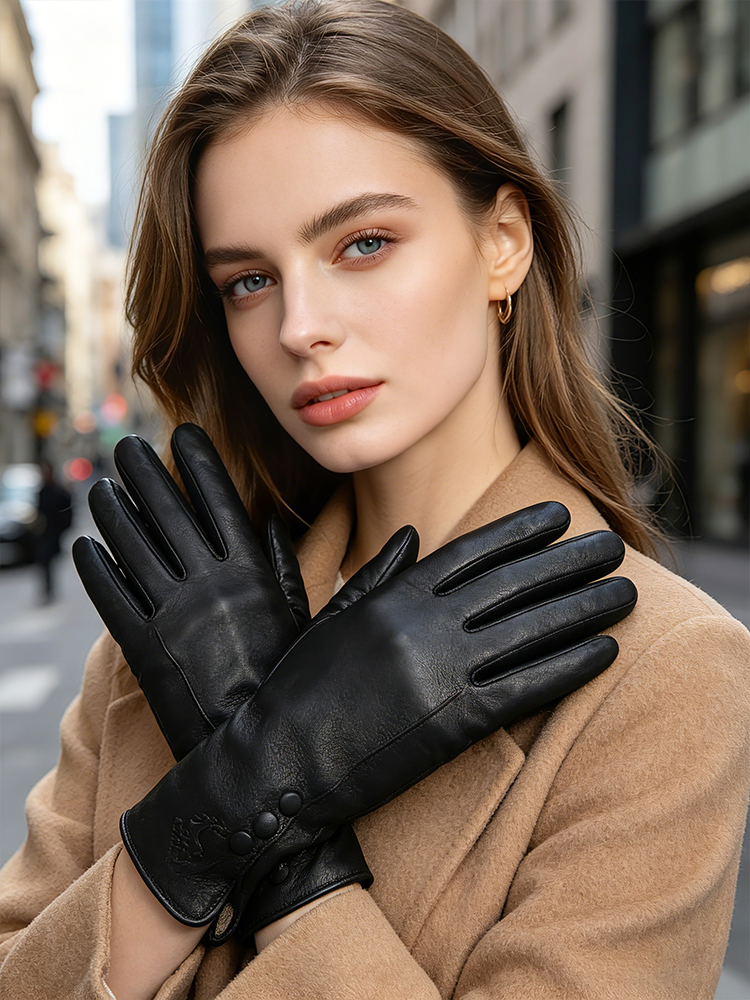 Fashion simple warm women leat - đánh giá và giá Leather Driving Glove