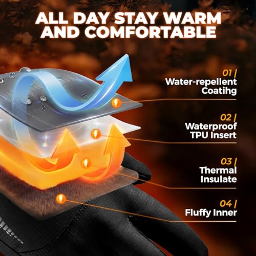 Winter Waterproof Ski Snow War - đánh giá và giá Ski Glove Waterproof