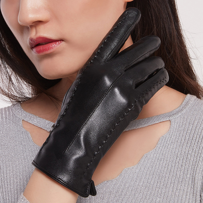 Women's Sheepskin Gloves Winte - đánh giá và giá Leather Driving Glove