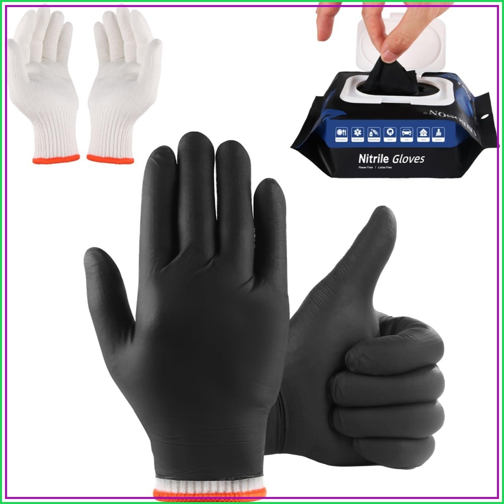 50 Disposable Nitrile Gloves + - đánh giá và giá Heat Resistant Glove