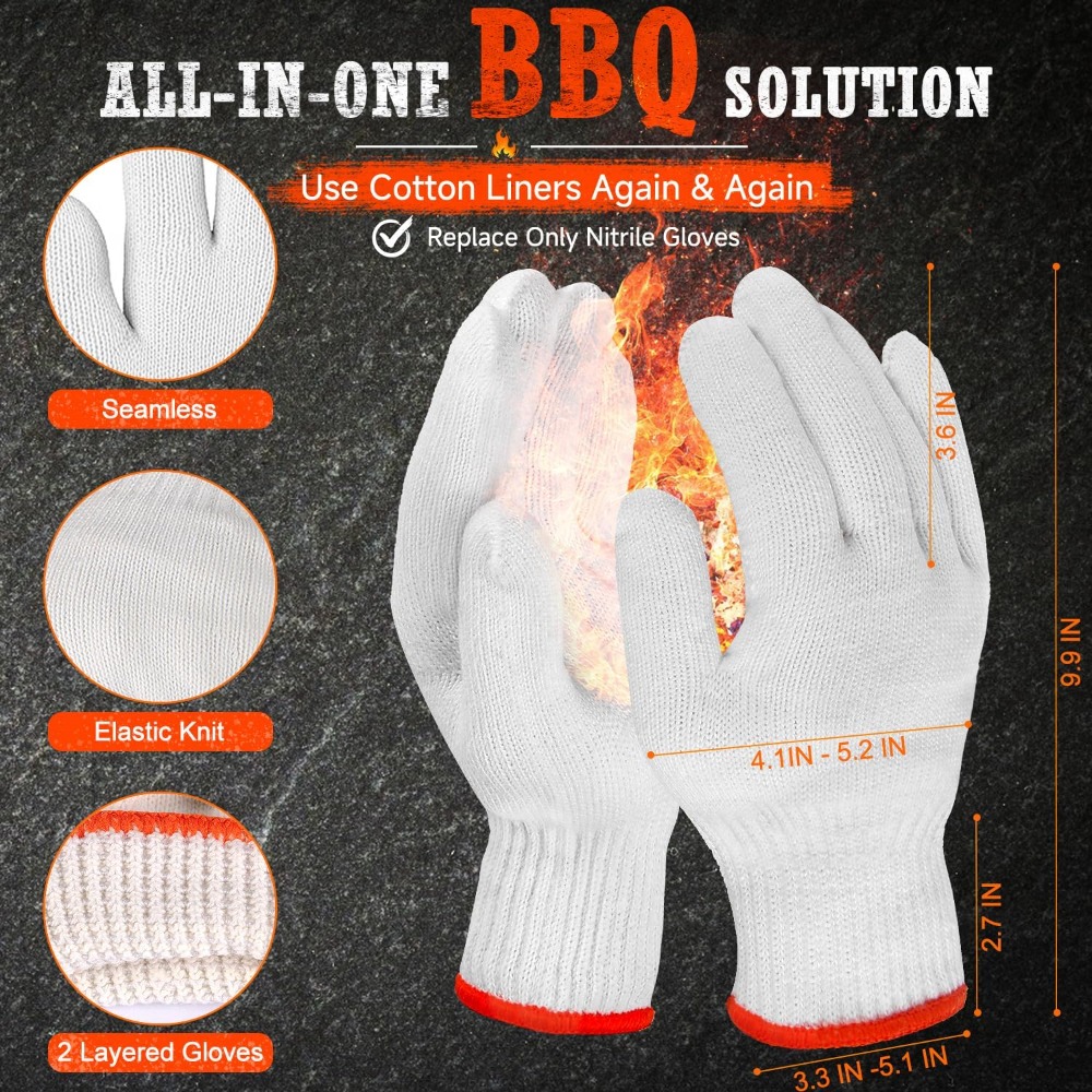 50 Disposable Nitrile Gloves + - đánh giá và giá Heat Resistant Glove