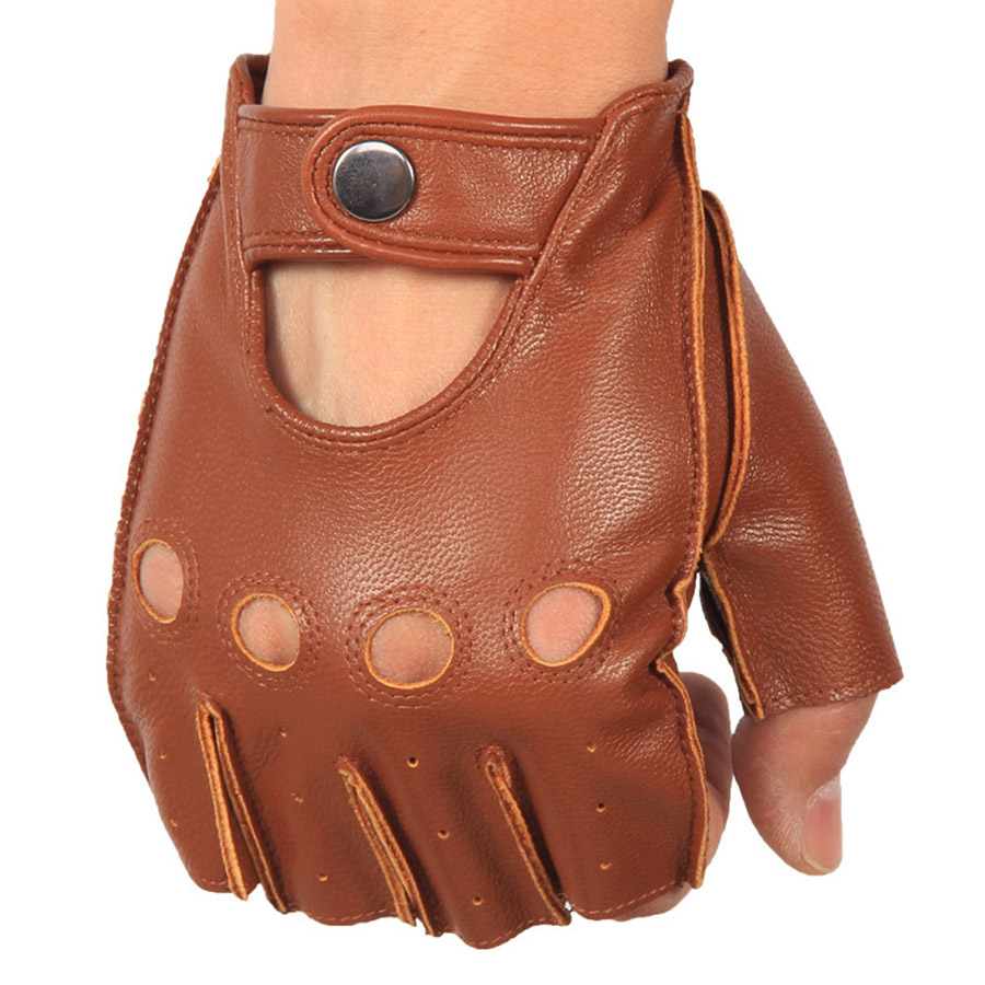 High Quality Man's Half Finger - đánh giá và giá Leather Driving Glove