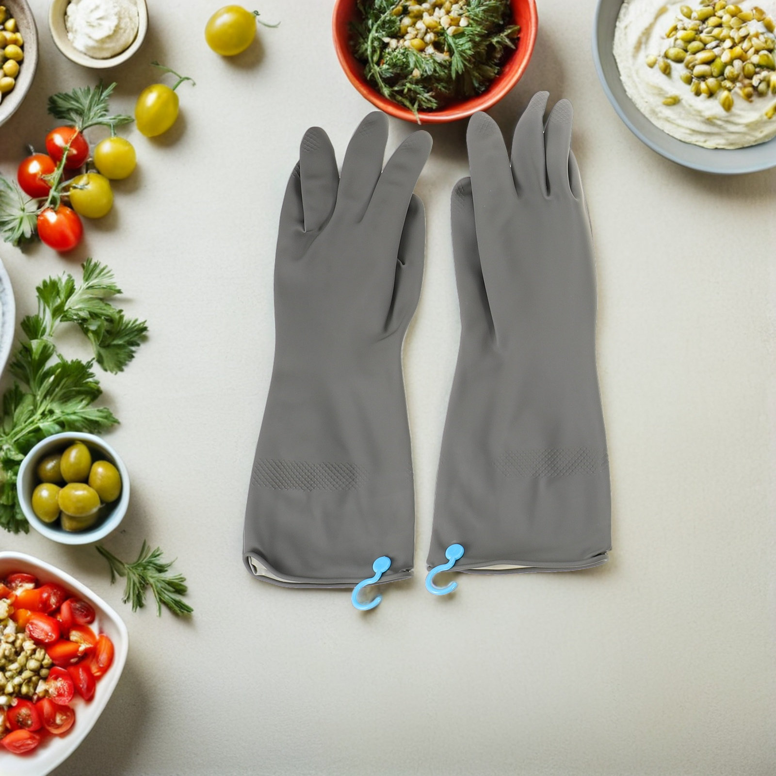 3Pairs Dish Washing Gloves Non - đánh giá và giá Dish Glove Rubber