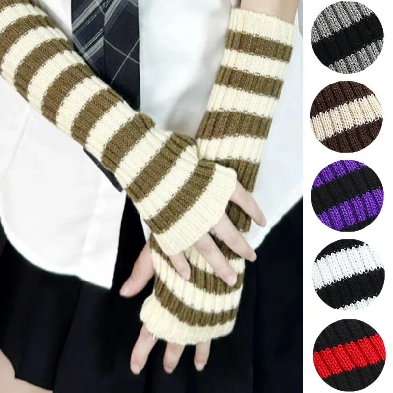 Women's Knitted Fingerless Arm - đánh giá và giá Fingerless Glove Knit