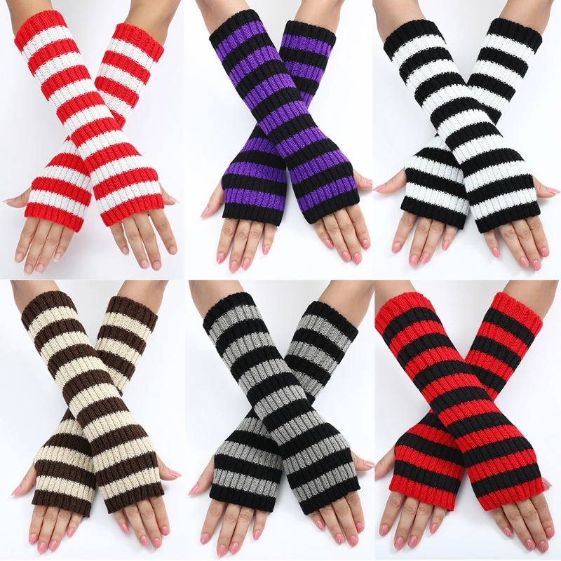 Women's Knitted Fingerless Arm - đánh giá và giá Fingerless Glove Knit