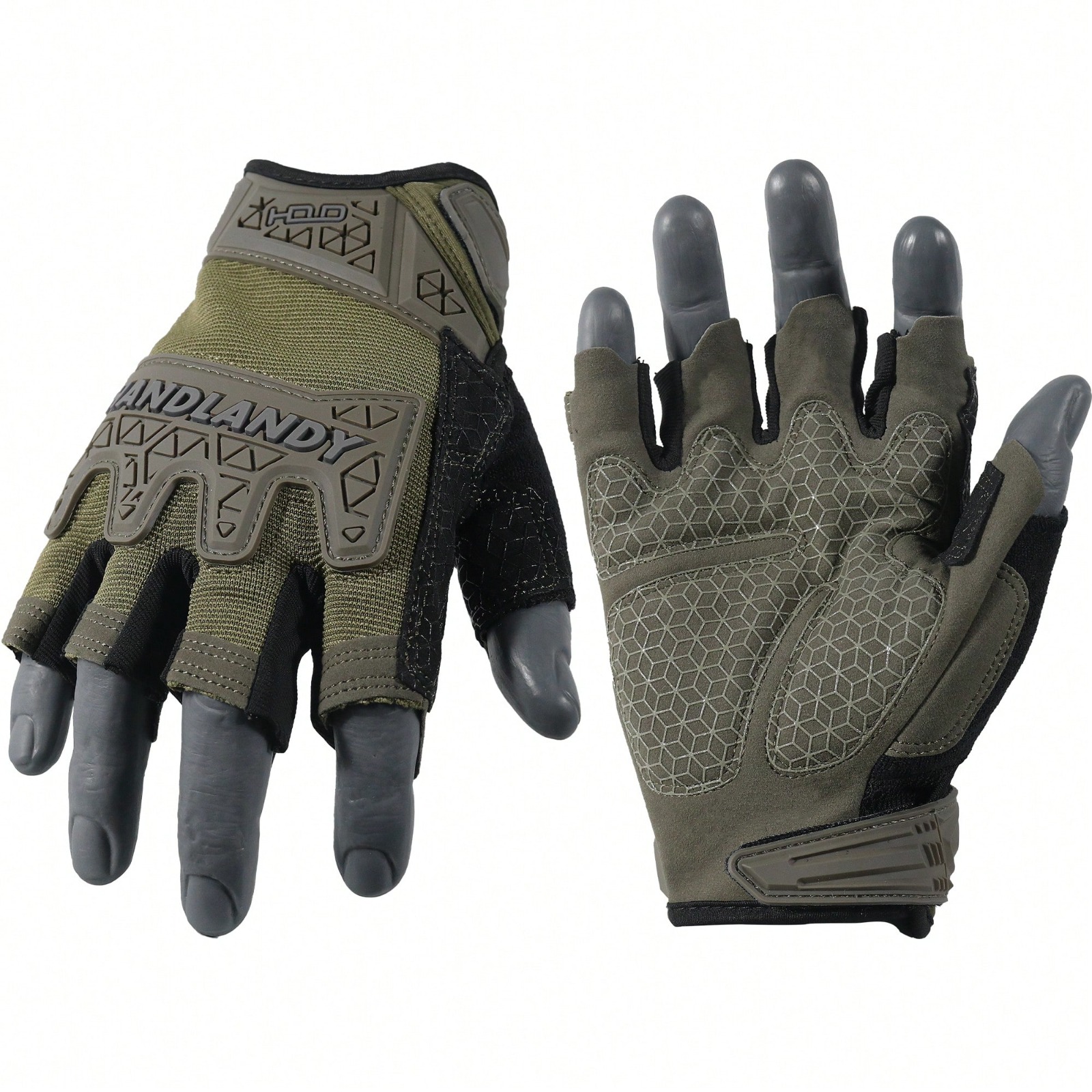 Tactical Fingerless Impact Glo - đánh giá và giá Work Glove Impact