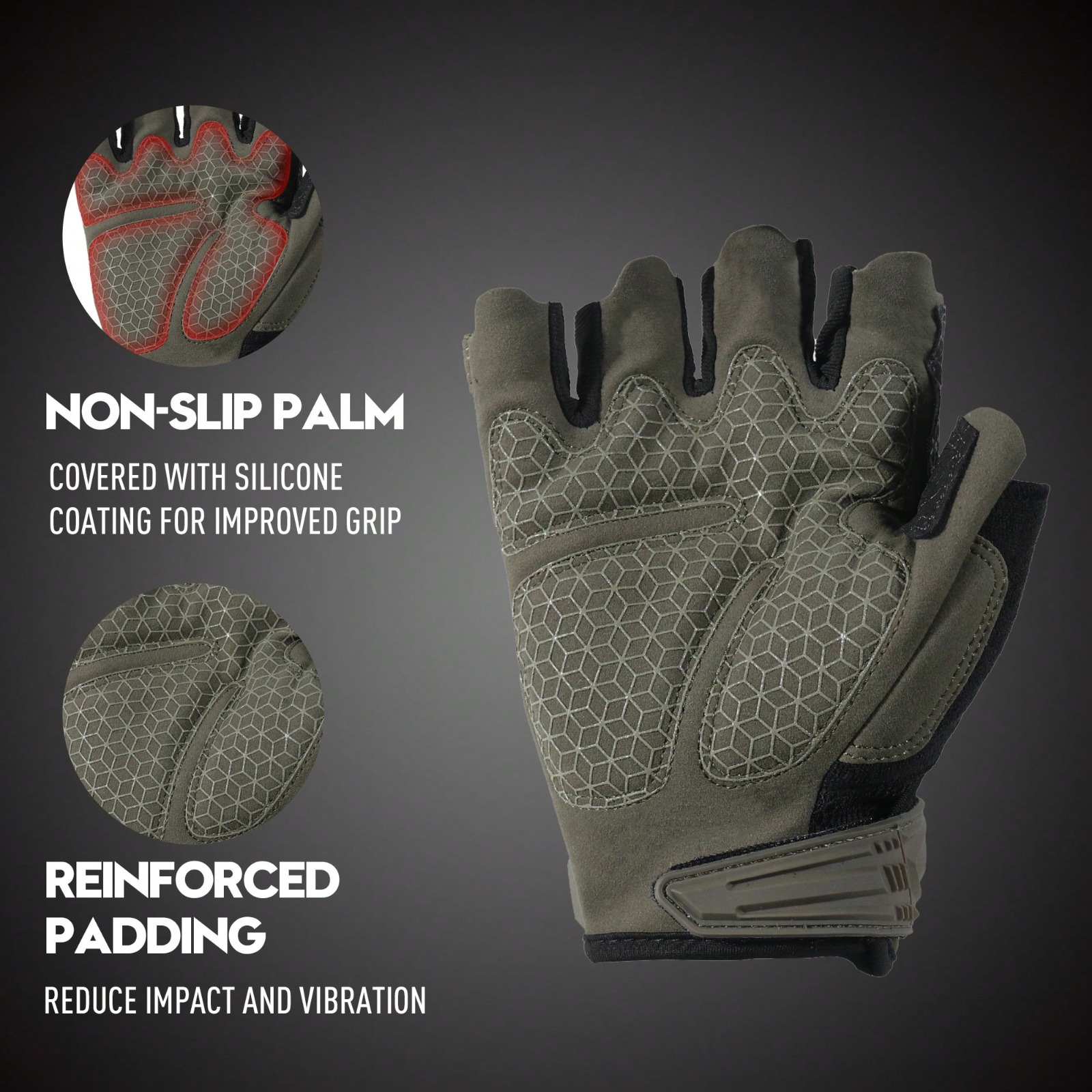 Tactical Fingerless Impact Glo - đánh giá và giá Work Glove Impact
