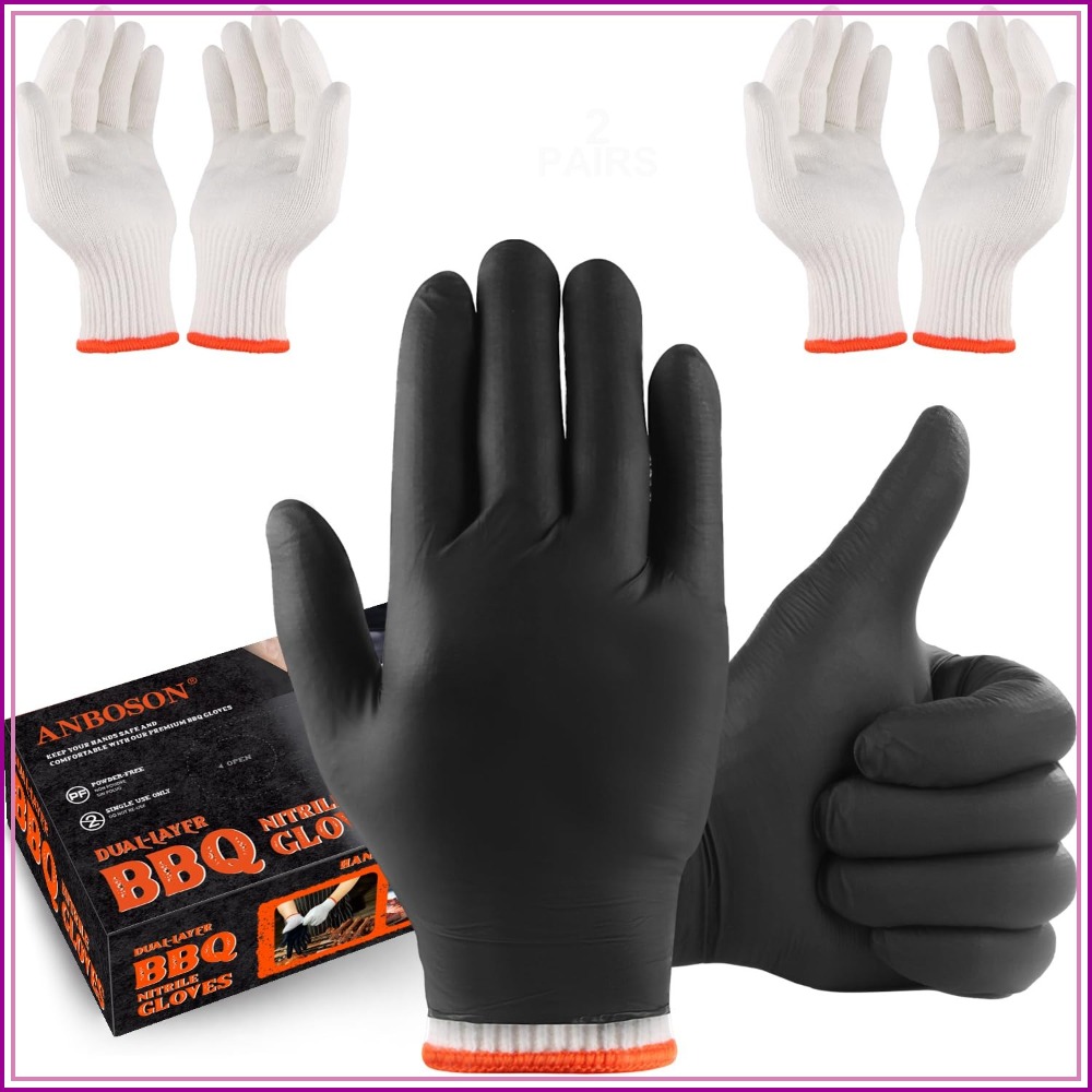 Disposable BBQ Gloves 100 Pack - đánh giá và giá Heat Resistant Glove