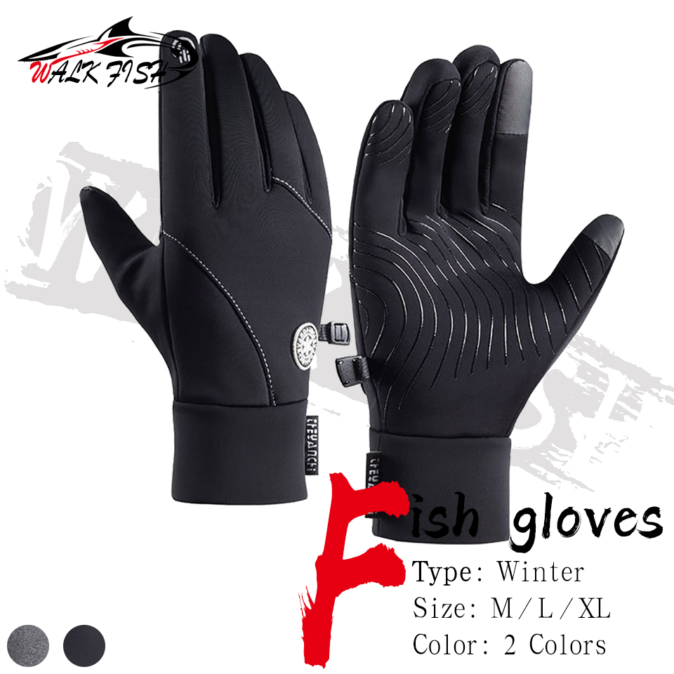WALK FISH Winter Anti-slip Fis - đánh giá và giá Cycling Glove Padded