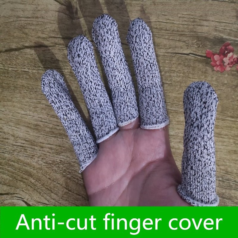 5pcs!  Anti-cut Finger Cots Le - đánh giá và giá Cut Resistant Glove