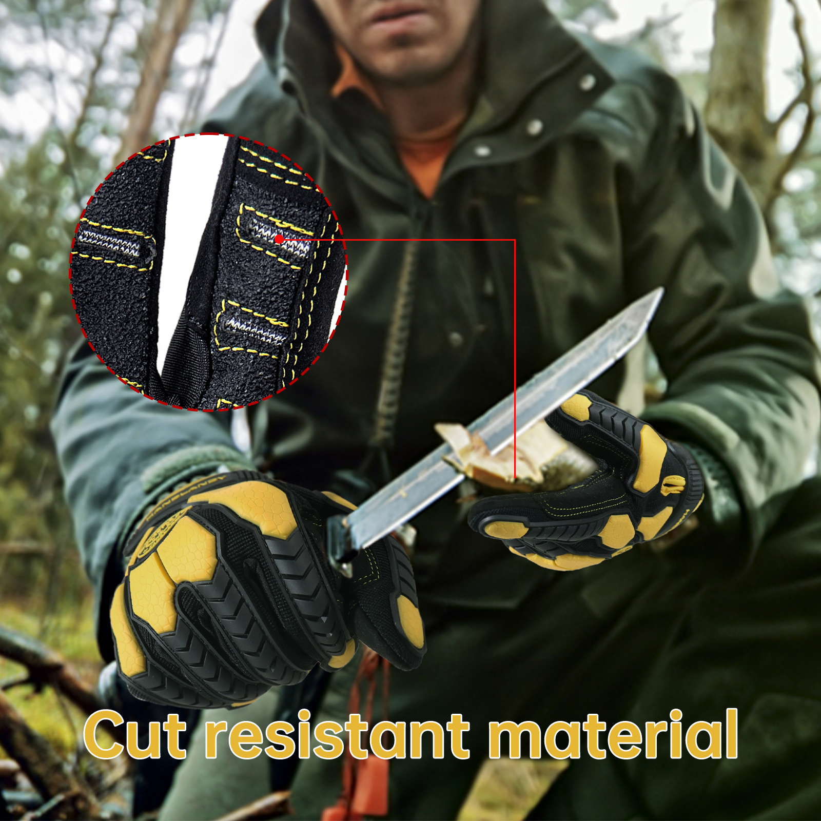 PVC Reinforced Impact Protecti - đánh giá và giá Work Glove Impact