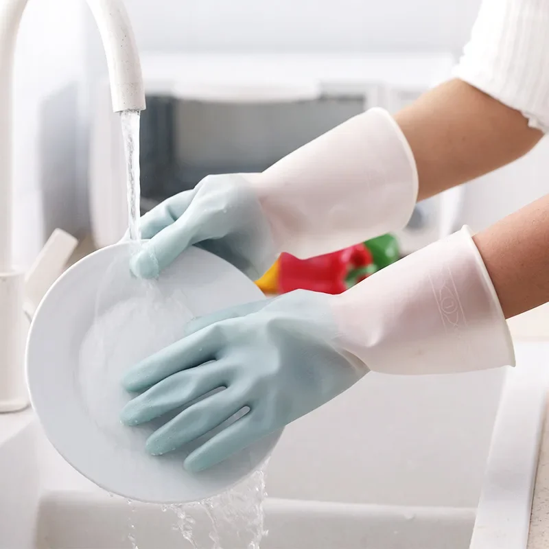 Dishwashing Cleaning Gloves Si - đánh giá và giá Dish Glove Rubber