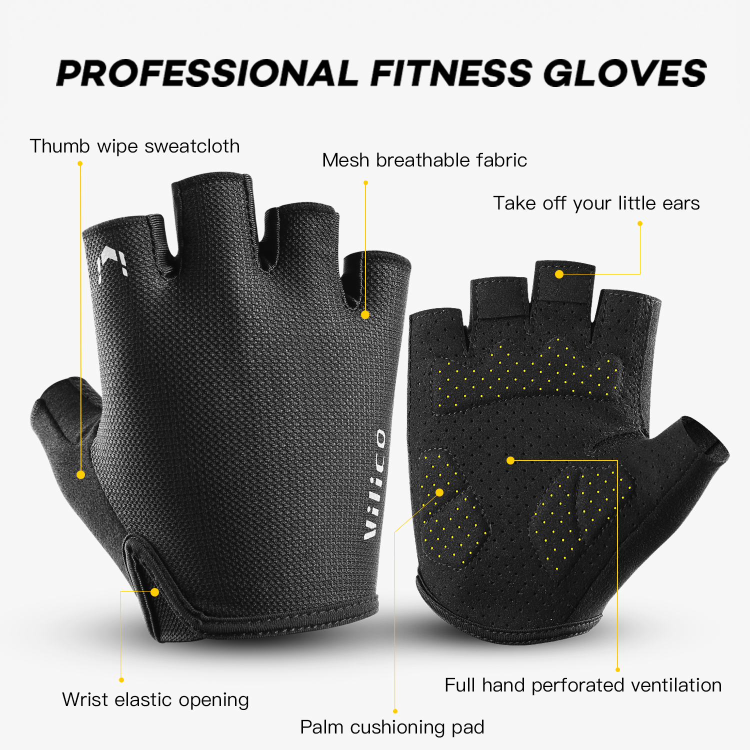 Vilico Sports Cycling Gloves H - đánh giá và giá Workout Glove Gym