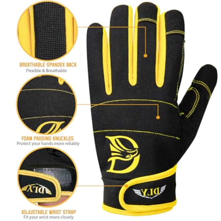 DLY Heavy Duty Work Gloves, Im - đánh giá và giá Work Glove Impact
