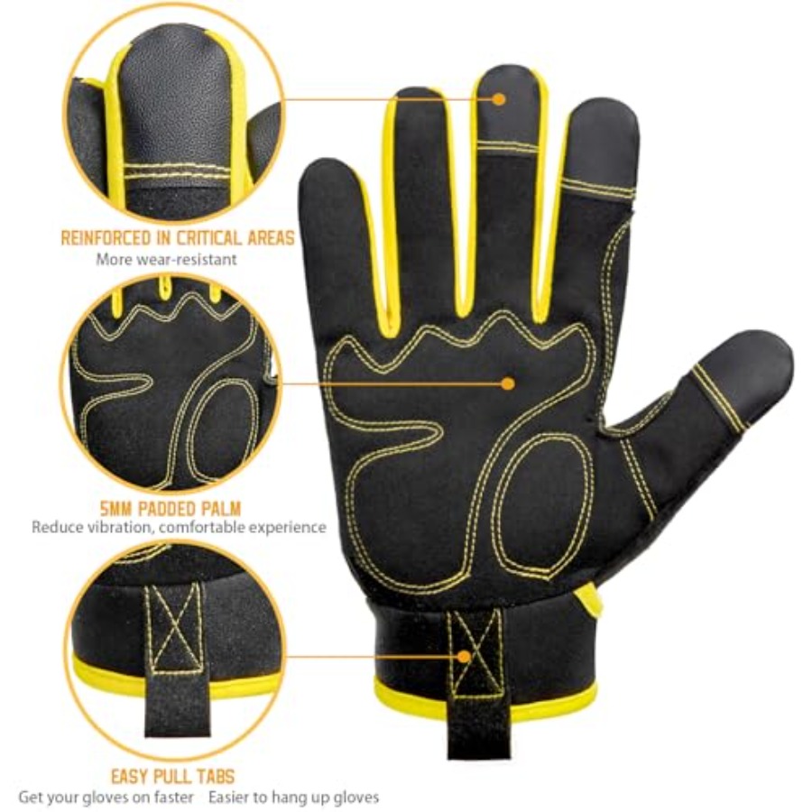 DLY Heavy Duty Work Gloves, Im - đánh giá và giá Work Glove Impact
