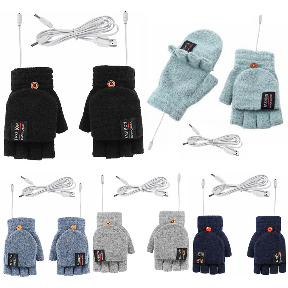 USB Electric Heated Gloves Adj - đánh giá và giá Fingerless Glove Knit