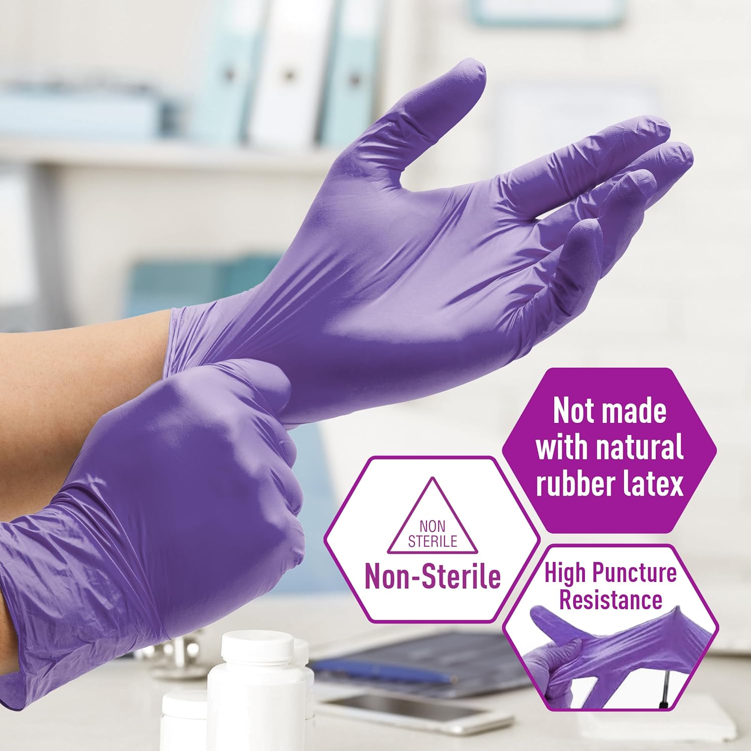 Powder-Free Nitrile Exam Glove - đánh giá và giá Exam Glove Nitrile