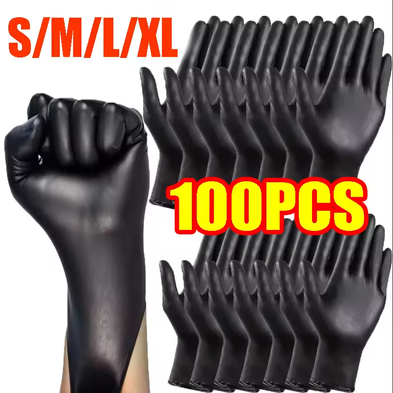 100/50/20PCS Black Nitrile Glo - đánh giá và giá Nitrile Mechanic Glove