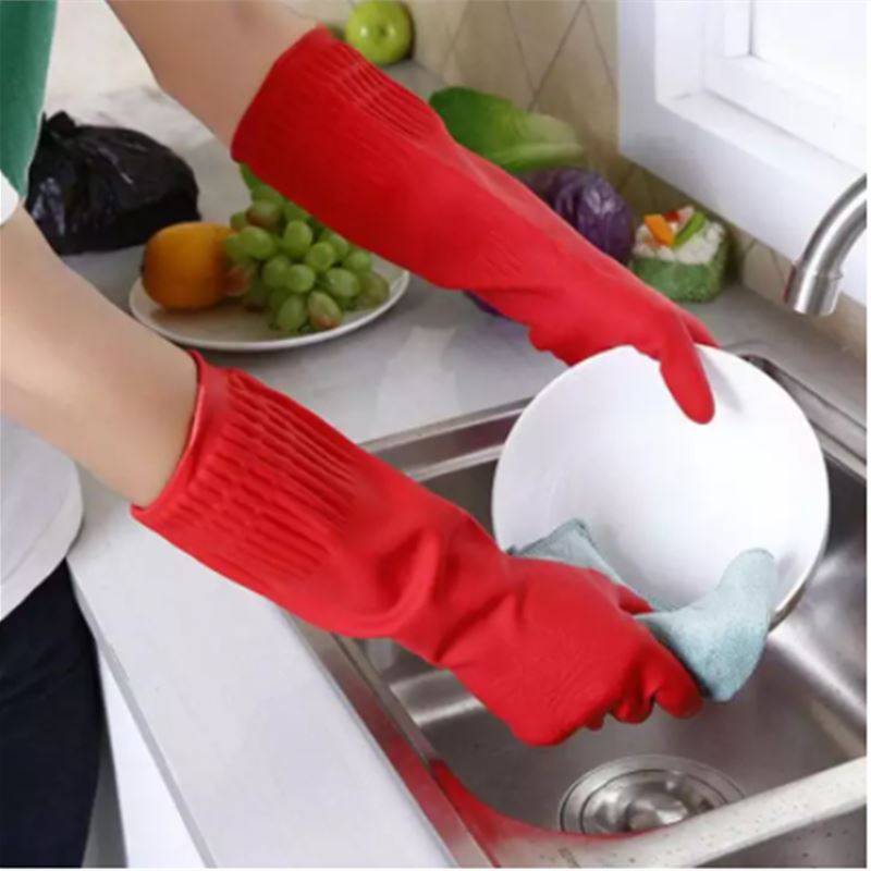 38cm Household Laundry Gloves  - đánh giá và giá Dish Glove Rubber