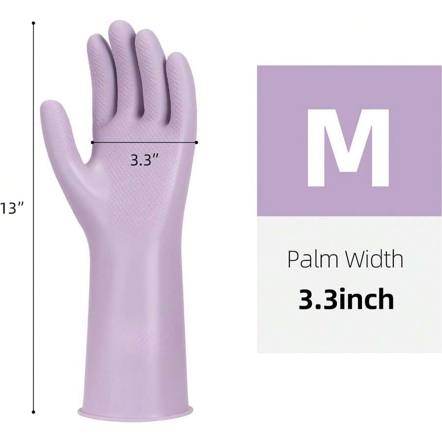 6 Pairs Rubber Cleaning Gloves - đánh giá và giá Rubber Glove Cleaning