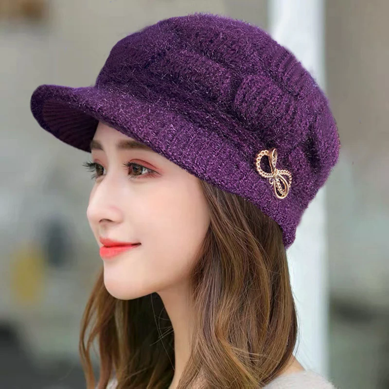 Winter Warm Hat Knitted Hat Ca - đánh giá và giá Wool Glove Lined