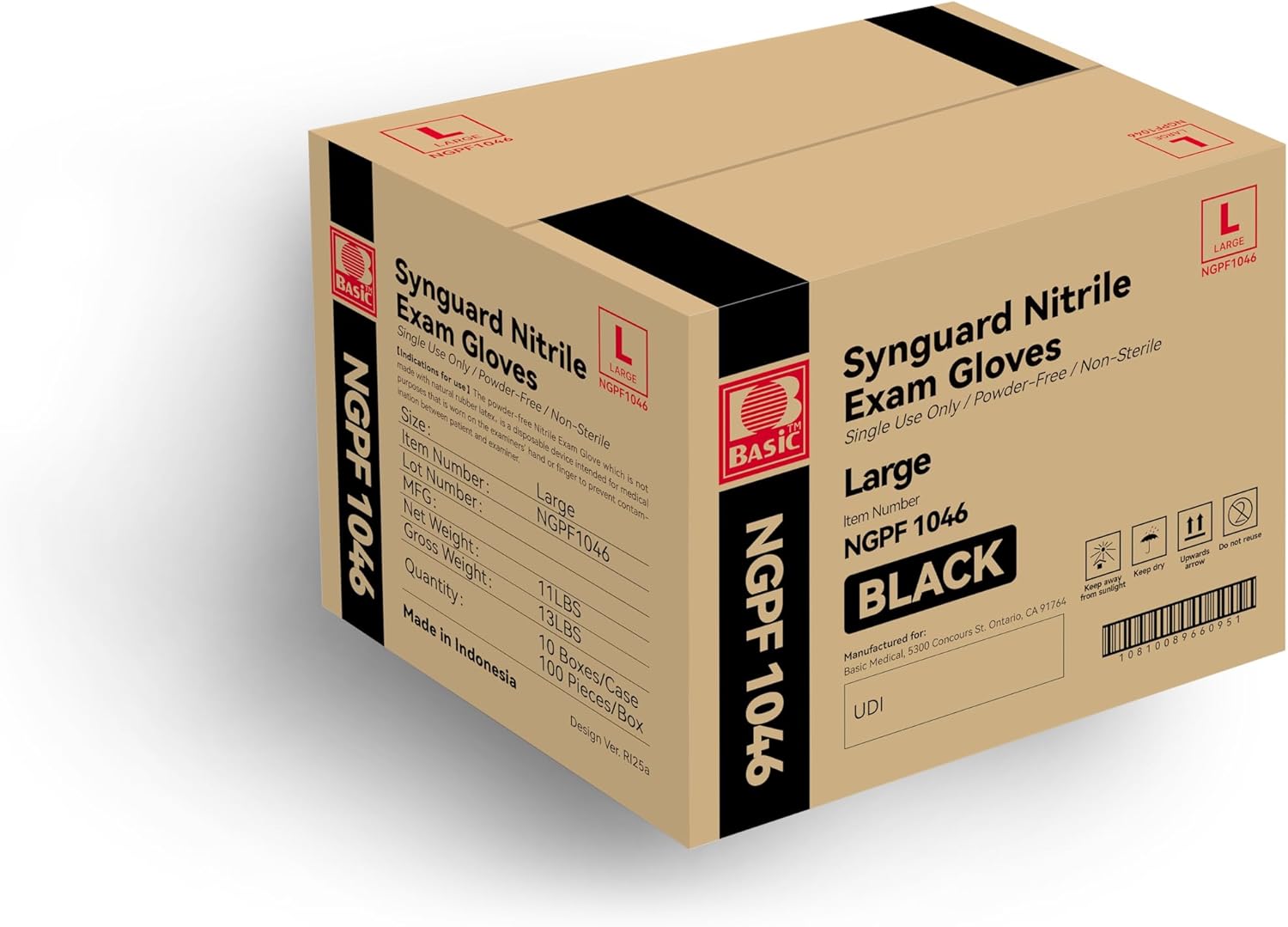 Large Black Nitrile Exam Glove - đánh giá và giá Exam Glove Nitrile