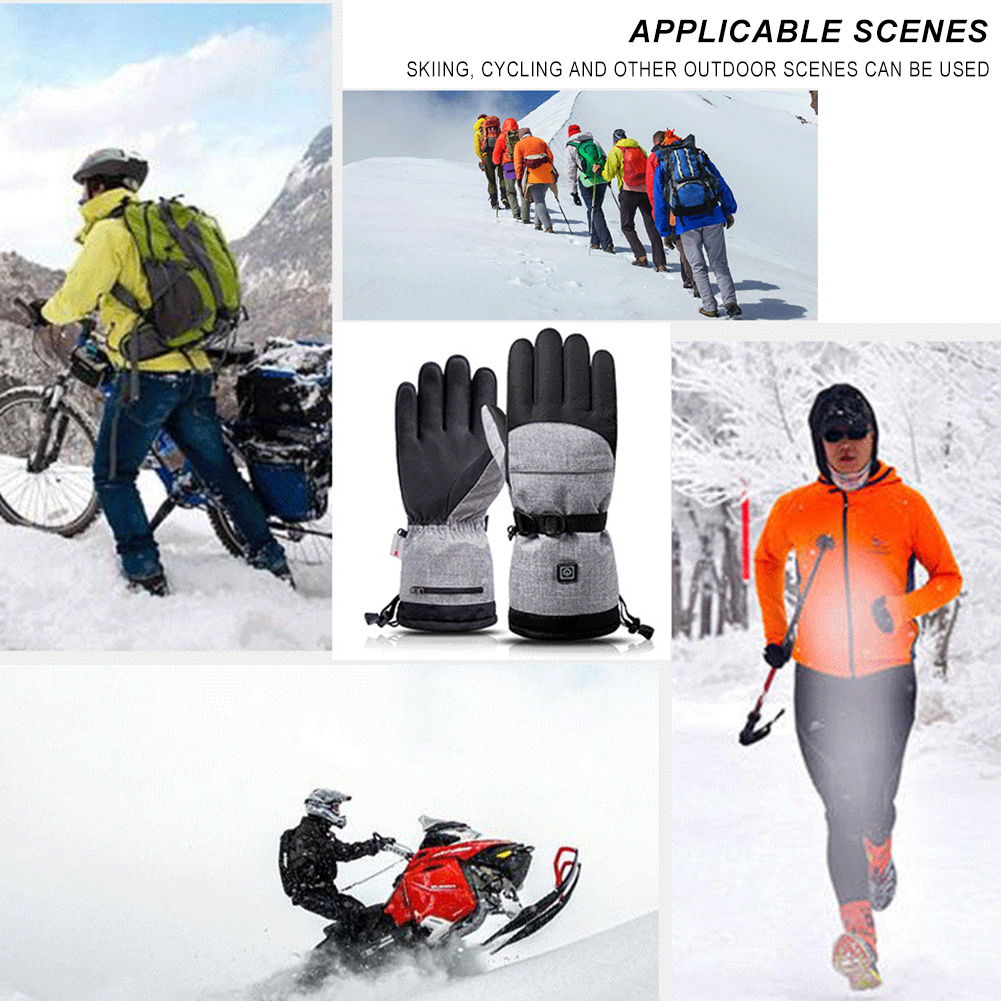 Electric Heated Gloves Men Wom - đánh giá và giá Ski Glove Waterproof