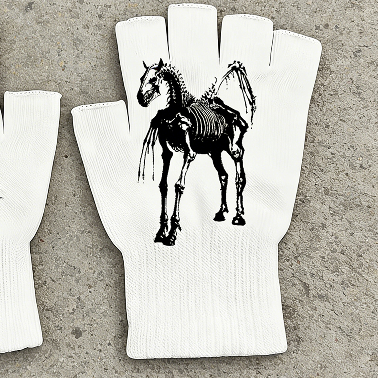 White knitted gloves featuring - đánh giá và giá Fingerless Glove Knit