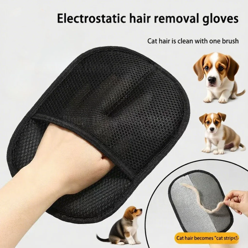2-in-1 Reusable Pet Grooming G - đánh giá và giá Rubber Glove Cleaning