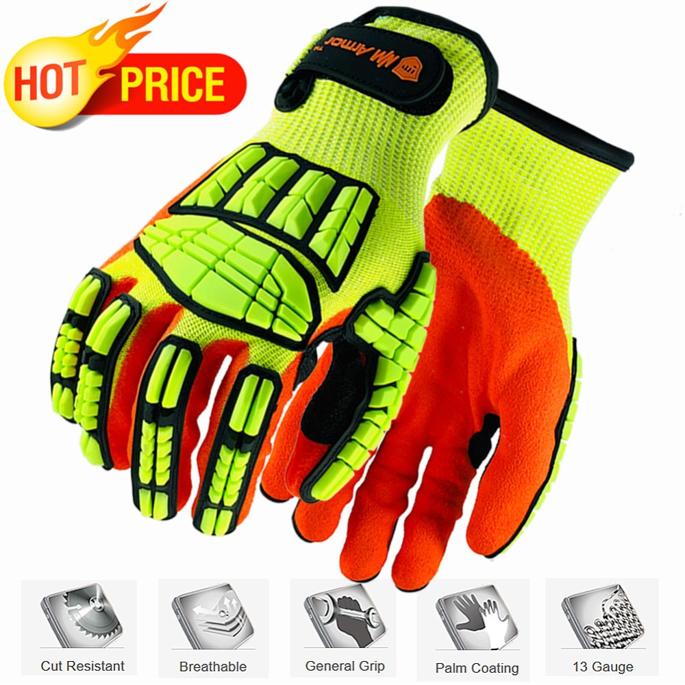 NMSafety Cut Resistant Level 5 - đánh giá và giá Work Glove Impact