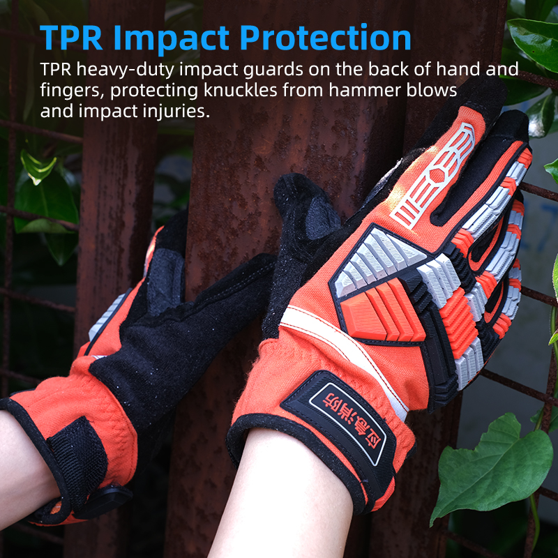 XYEHS 1 Pair TPR Impact Resist - đánh giá và giá Work Glove Impact